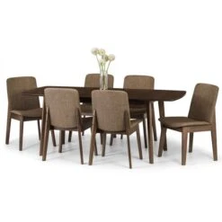 Kensington 4-6 Seater Rectangular Dining Table, Beech Wood -Julian Bowen 1000119268 alt04