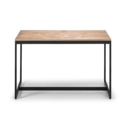 Tribeca 4 Seater Rectangular Dining Table With 2 Chairs And Bench, Black -Julian Bowen 1000157371 alt02