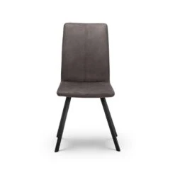 Tribeca 4 Seater Rectangular Dining Table With 2 Chairs And Bench, Black -Julian Bowen 1000157371 alt09