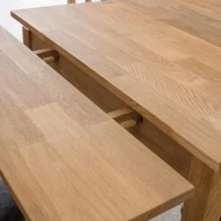 Coxmoor 2-4 Seater Square Extendable Dining Table With 4 Chairs, Solid Oak -Julian Bowen 1000169299 alt03