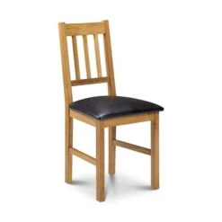 Coxmoor 2-4 Seater Square Extendable Dining Table With 4 Chairs, Solid Oak -Julian Bowen 1000169299 alt05