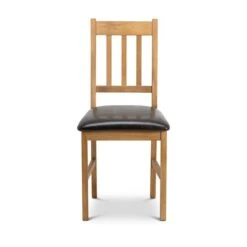 Coxmoor 2-4 Seater Square Extendable Dining Table With 4 Chairs, Solid Oak -Julian Bowen 1000169299 alt06