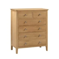 Cotswold 6 Drawer Chest, Oak -Julian Bowen 1000169820 alt02