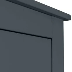 Radley Double Wardrobe, Dark Grey & Pine -Julian Bowen 1000169860 alt07