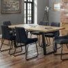 Brooklyn 6 Seater Rectangular Dining Table, Oak -Julian Bowen 30667031