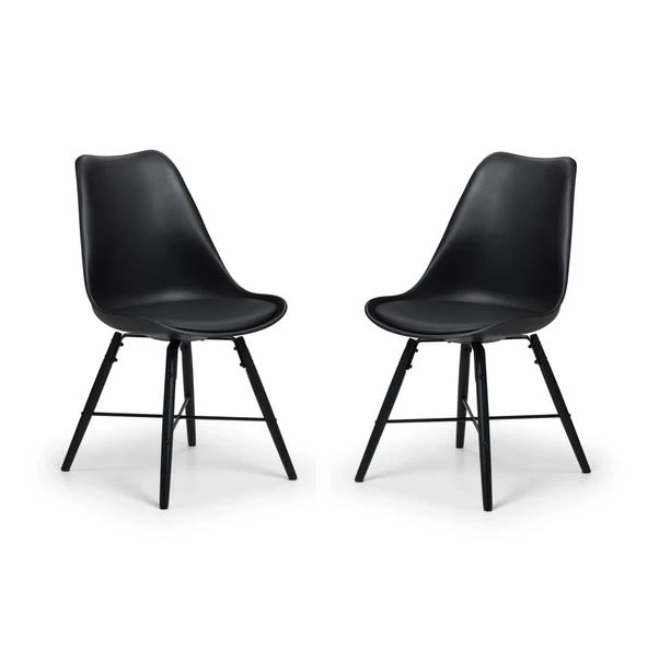 Kari Set Of 2 Dining Chairs, Faux Leather 12 Kari Set Of 2 Dining Chairs, Faux Leather - Image 10