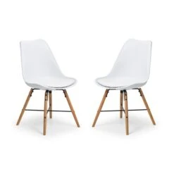 Kari Set Of 2 Dining Chairs, Faux Leather 15 Kari Set Of 2 Dining Chairs, Faux Leather -Julian Bowen 30690014 alt01