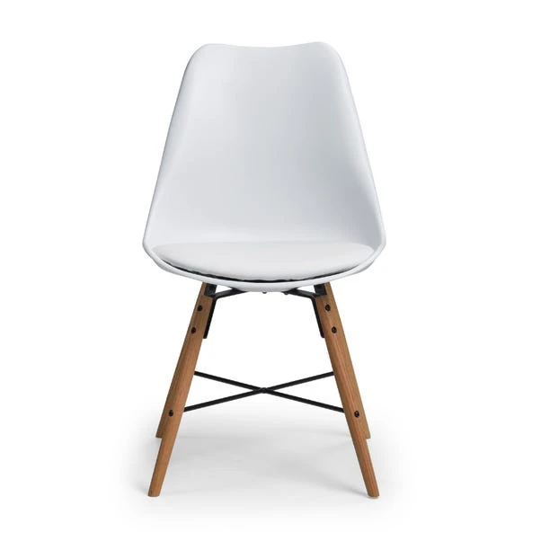 Kari Set Of 2 Dining Chairs, Faux Leather 6 Kari Set Of 2 Dining Chairs, Faux Leather - Image 4