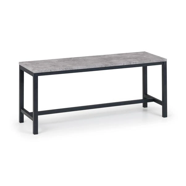 Staten 2 Seater Dining Bench, Grey, 121cm 4 Staten 2 Seater Dining Bench, Grey, 121cm - Image 2