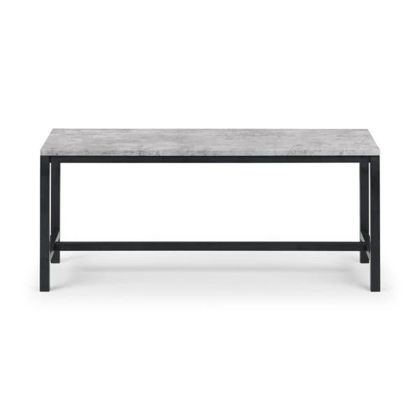 Staten 2 Seater Dining Bench, Grey, 121cm 5 Staten 2 Seater Dining Bench, Grey, 121cm - Image 3
