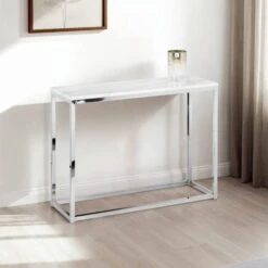 Scala Console Table - White