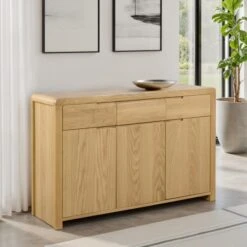 Curve Sideboard, Oak