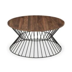 Jersey Round Wire Coffee Table -Julian Bowen 30705767 alt01
