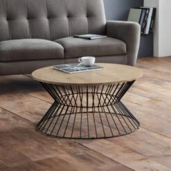 Jersey Round Wire Coffee Table