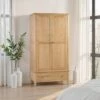 Cotswold Double 1 Drawer Wardrobe, Oak -Julian Bowen 30708596