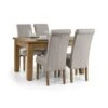 Astoria 4 Seater Dining Table And 4 Rio Chairs -Julian Bowen 30708658