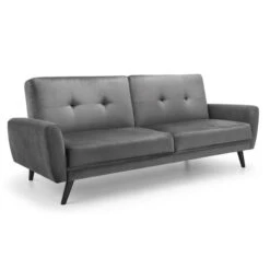 Monza Velvet Clic Clac Double Sofa Bed -Julian Bowen 30763443 alt03