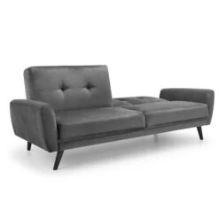 Monza Velvet Clic Clac Double Sofa Bed -Julian Bowen 30763443 alt05