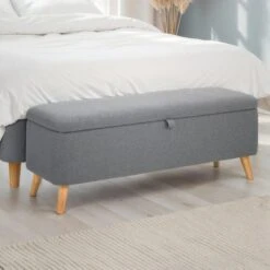 Astrid Linen Storage Bench -Julian Bowen 30783237