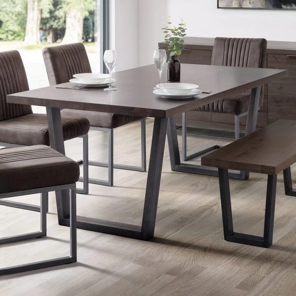 Brooklyn 6 Seater Rectangular Dining Table, Oak 4 Brooklyn 6 Seater Rectangular Dining Table, Oak - Image 2