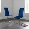 Calabria Set Of 4 Dining Chairs, Velvet -Julian Bowen 30794168