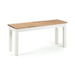 Coxmoor 2 Seater Dining Bench, Solid Oak, 90cm -Julian Bowen 30794208 alt01