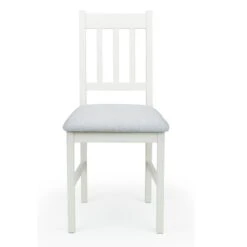 Coxmoor Set Of 2 Dining Chairs, Ivory Faux Linen -Julian Bowen 30794209 alt03