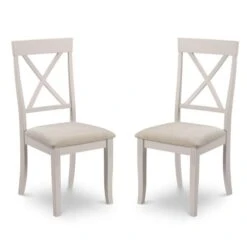 Davenport Set Of 2 Dining Chairs, Faux Leather 7 Davenport Set Of 2 Dining Chairs, Faux Leather -Julian Bowen 30794227 alt01