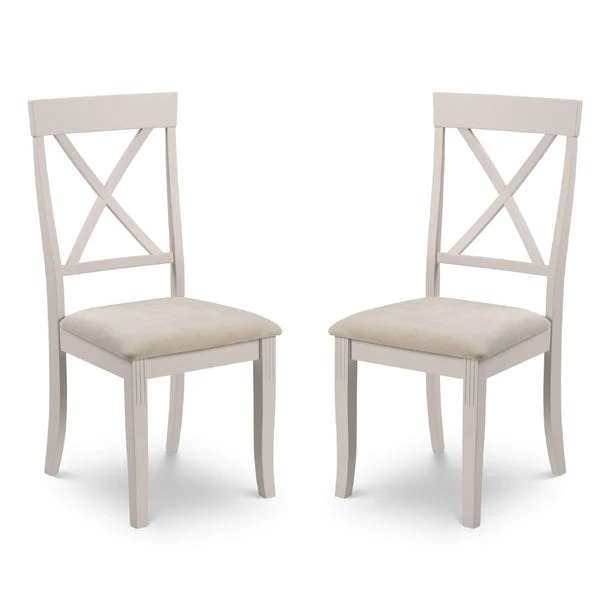 Davenport Set Of 2 Dining Chairs, Faux Leather 4 Davenport Set Of 2 Dining Chairs, Faux Leather - Image 2