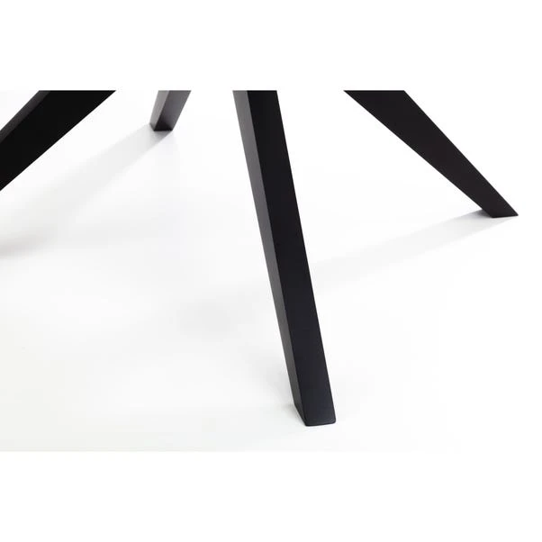 Hayden 4 Seater Round Dining Table, Clear Glass 5 Hayden 4 Seater Round Dining Table, Clear Glass - Image 3