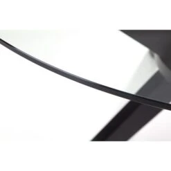 Hayden 4 Seater Round Dining Table, Clear Glass 12 Hayden 4 Seater Round Dining Table, Clear Glass -Julian Bowen 30794260 alt04