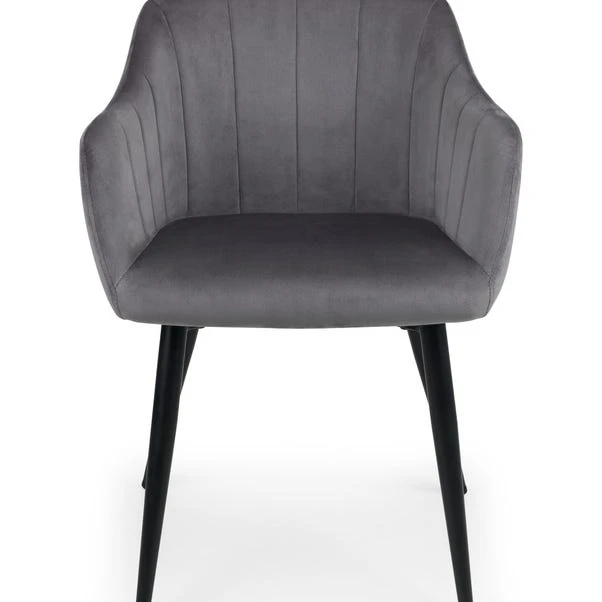 Hayden 4 Seater Round Glass Top Dining Table With 4 Hobart Chairs 5 Hayden 4 Seater Round Glass Top Dining Table With 4 Hobart Chairs - Image 3