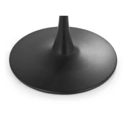 Holland 4 Seater Round Pedestal Dining Table, Black & White -Julian Bowen 30794269 alt03