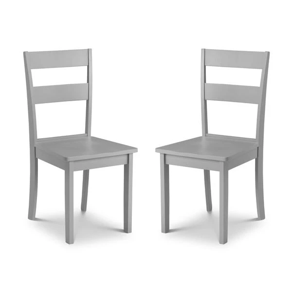 Kobe Set Of 2 Dining Chairs, Grey 4 Kobe Set Of 2 Dining Chairs, Grey - Image 2
