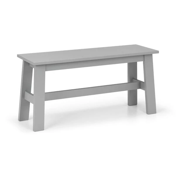 Kobe 2 Seater Dining Bench, Grey, 92cm 4 Kobe 2 Seater Dining Bench, Grey, 92cm - Image 2