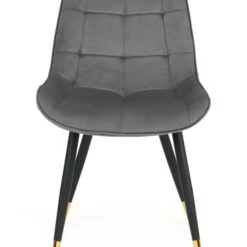 Montero 4 Seater Round Glass Top Dining Table With 4 Hadid Chairs -Julian Bowen 30794321 alt02