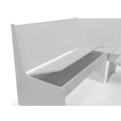 Newport 4 Seater Rectangular Corner Dining Table With 2 Benches -Julian Bowen 30794328 alt08