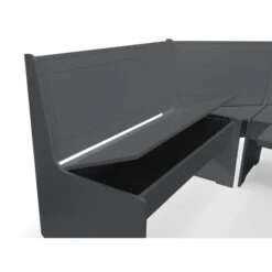 Newport 4 Seater Rectangular Corner Dining Table With 2 Benches -Julian Bowen 30794329 alt08