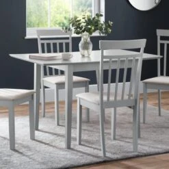 Rufford 4-6 Seater Square Extendable Dining Table -Julian Bowen 30794355