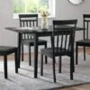 Rufford 4-6 Seater Square Extendable Dining Table -Julian Bowen 30794356