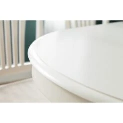 Stanmore 4-6 Seater Round Extendable Dining Table, Off White -Julian Bowen 30794362 alt03