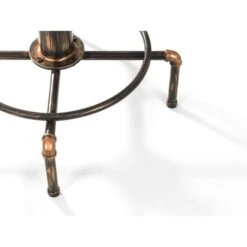 Rockport Pipework 4 Seater Round Bar Table -Julian Bowen 30794585 alt02