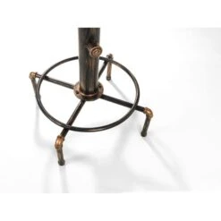 Rockport Pipework 4 Seater Round Bar Table -Julian Bowen 30794585 alt03