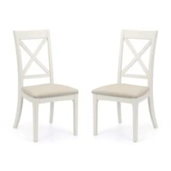 Provence Set Of 2 Dining Chairs, Grey -Julian Bowen 30797277 alt02