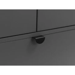 Chloe Double 1 Drawer Wardrobe, Grey -Julian Bowen 30809992 alt06