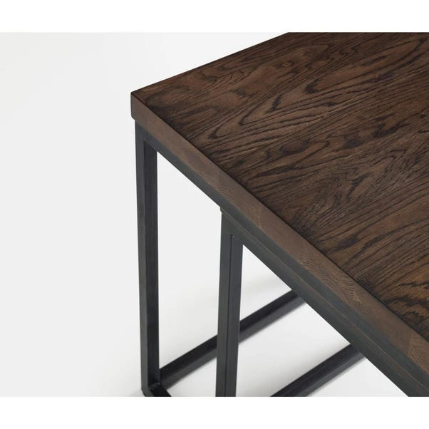Brooklyn Nesting Side Tables, Dark Oak 5 Brooklyn Nesting Side Tables, Dark Oak - Image 3
