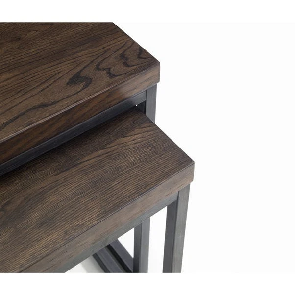 Brooklyn Nesting Side Tables, Dark Oak 6 Brooklyn Nesting Side Tables, Dark Oak - Image 4