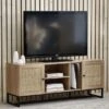 Hollis Oak TV Unit For TVs Up To 67" -Julian Bowen 30857458