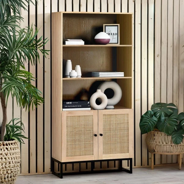 Hollis Tall Bookcase, Oak 3 Hollis Tall Bookcase, Oak