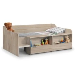 Stella Low Sleeper Children's Bed With Shelving -Julian Bowen 30912613 alt02
